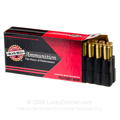 Large image of Premium 308 Win Ammo For Sale - 175 Grain Hollow Point Boat-Tail Ammunition in Stock by Black Hills Match - 20 Rounds
