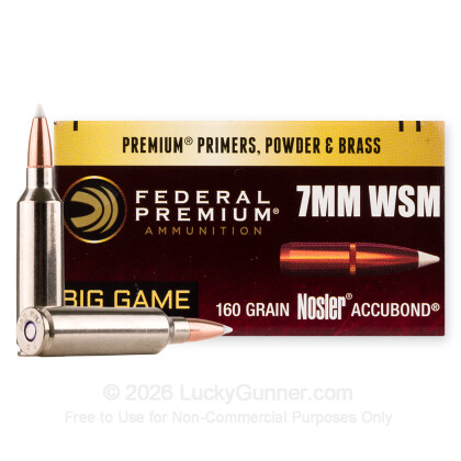 Image 1 of Federal 7mm Winchester Short Magnum Ammo