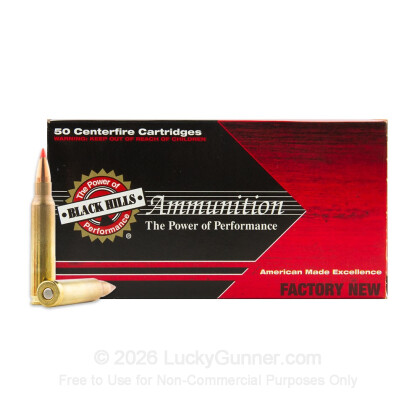 Large image of Premium 223 Rem Ammo For Sale - 50 Grain V-Max Ammunition in Stock by Black Hills Ammunition - 50 Rounds