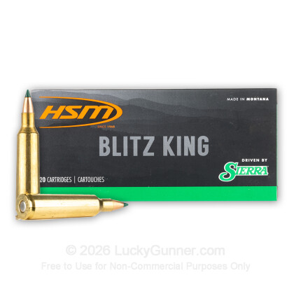 Image 2 of HSM Ammunition .22-250 Remington Ammo