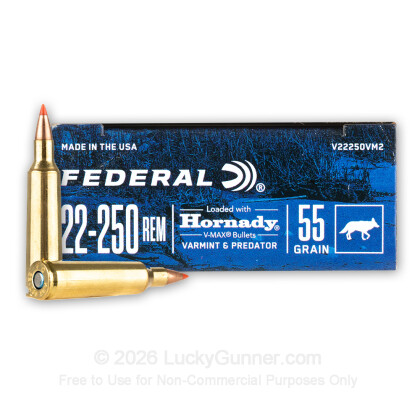 Image 2 of Federal .22-250 Remington Ammo