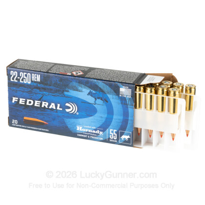 Image 3 of Federal .22-250 Remington Ammo