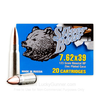 Image 1 of Silver Bear 7.62X39 Ammo