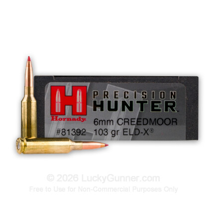 Image 1 of Hornady 6mm Creedmoor Ammo