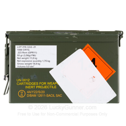 Image 1 of GGG Ammunition .223 Remington Ammo