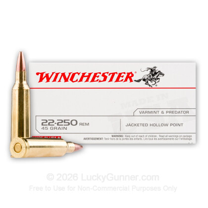 Image 1 of Winchester .22-250 Remington Ammo