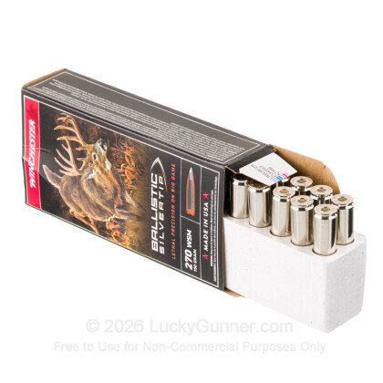 Image 3 of Winchester .270 Winchester Short Magnum Ammo