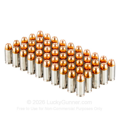 Large image of Premium 40 S&W Ammo For Sale - 165 Grain JHP Ammunition in Stock by Winchester Ranger T-Series - 50 Rounds - LE Trade-In