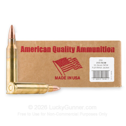 Image 1 of American Quality Ammunition .223 Remington Ammo