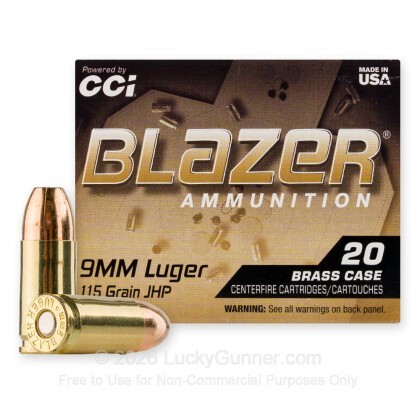 Image 2 of Blazer Brass 9mm Luger (9x19) Ammo