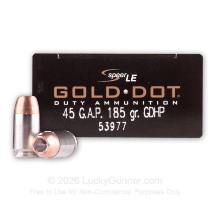 Image 1 of Speer .45 GAP Ammo