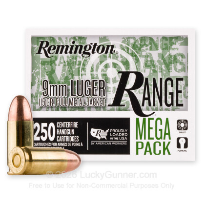Image 1 of Remington 9mm Luger (9x19) Ammo
