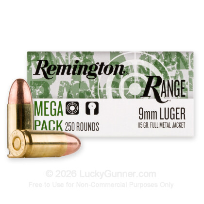 Image 2 of Remington 9mm Luger (9x19) Ammo