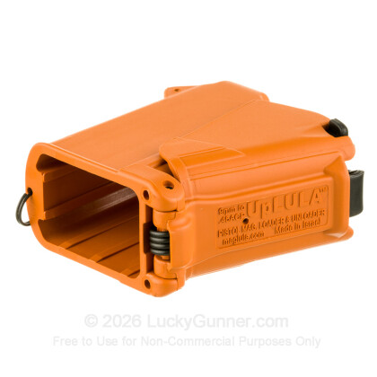 Large image of maglula Orange Universal Pistol Magazine Loader For 9mm through 45 ACP handgun magazines For Sale