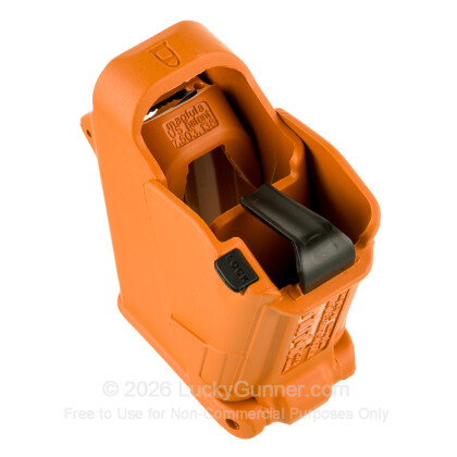 Large image of maglula Orange Universal Pistol Magazine Loader For 9mm through 45 ACP handgun magazines For Sale