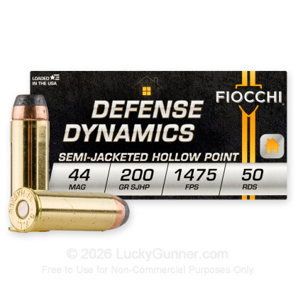 Image 2 of Fiocchi .44 Magnum Ammo