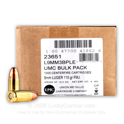 Image 1 of Remington 9mm Luger (9x19) Ammo