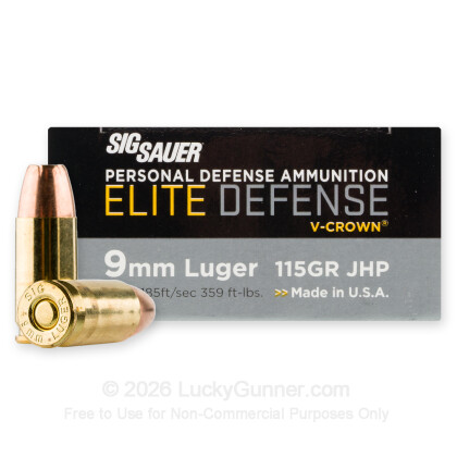 Image 1 of SIG SAUER 9mm Luger (9x19) Ammo