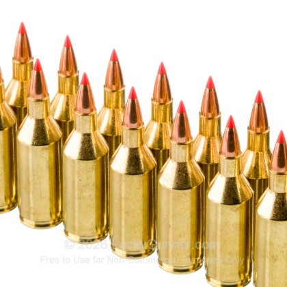 Large image of Hornady Superformance Varmint 223 WSSM Ammo For Sale - 55 Grain V-MAX - 20 Rounds