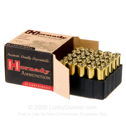 Large image of 38 Special Defense Ammo For Sale - 158 gr JHP XTP Hornady Ammunition In Stock - 25 Rounds