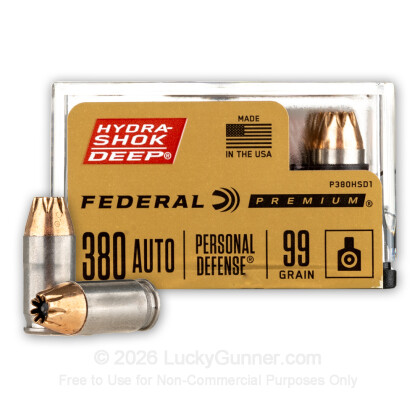 Image 1 of Federal .380 Auto (ACP) Ammo