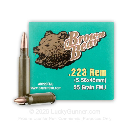 Image 2 of Brown Bear .223 Remington Ammo