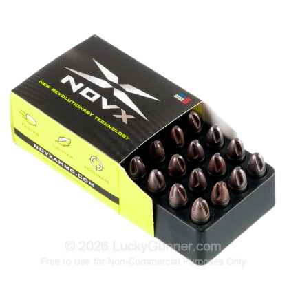 Large image of Premium 9mm +P Ammo For Sale - 65 Grain ARX Ammunition in Stock by NovX Engagement: Extreme - 20 Rounds