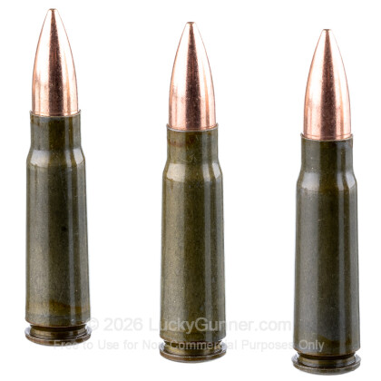 Large image of Bulk 7.62x39 Ammo For Sale - 123 Grain FMJ Ammunition in Stock by Barnaul - 500 Rounds