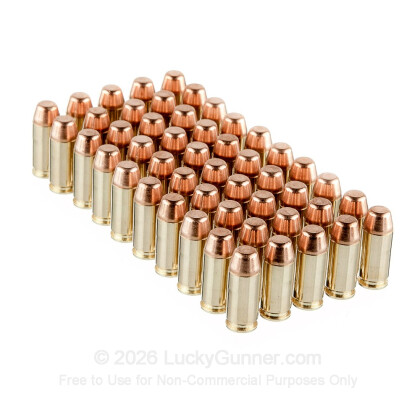 Large image of Bulk 40 Cal Ammo For Sale - 165 gr FMJ-TC Fiocchi Ammunition - 1000 Rounds
