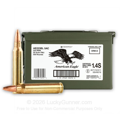 Image 1 of Federal .223 Remington Ammo