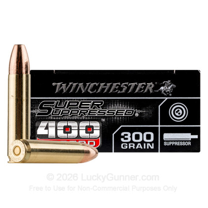 Large image of Winchester Super Suppressed 400 Legend Ammo For Sale - 300 Grain Open Tip - 20 Rounds
