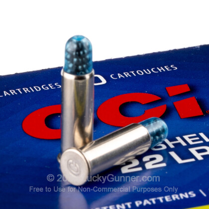 Large image of CCI Rimfire Shotshell 22 LR Ammo For Sale - 31 Grain #12 Shot - 2000 Rounds
