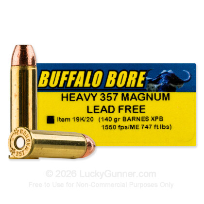 Image 1 of Buffalo Bore .357 Magnum Ammo