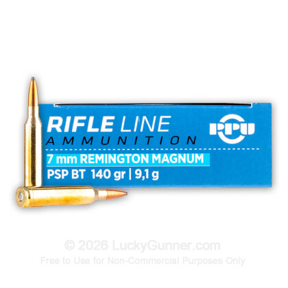 Image 2 of Prvi Partizan 7mm Remington Magnum Ammo