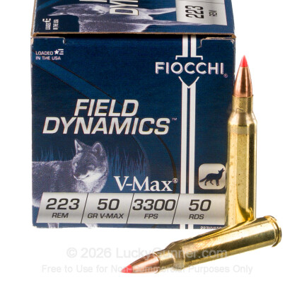 Image 1 of 223 Ammo from Fiocchi Image 1 of Fiocchi .223 Remington Ammo