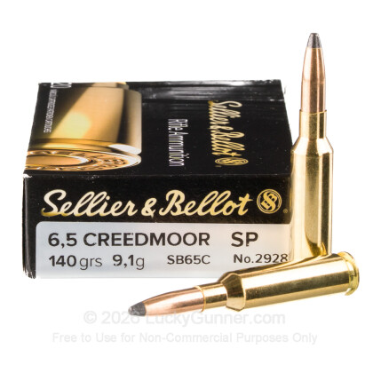Image 2 of 6.5mm Creedmoor Ammo from Sellier & Bellot Image 2 of Sellier & Bellot 6.5mm Creedmoor Ammo