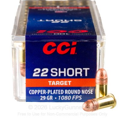 Large image of Cheap CCI 22 Short Ammo For Sale - 29 Grain CPRN - 100 Rounds