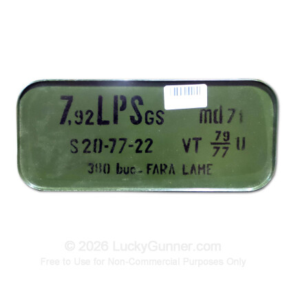 Image 1 of Romanian Military Surplus 8mm Mauser (8x57mm JS) Ammo