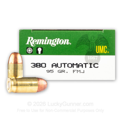 Image 1 of Remington .380 Auto (ACP) Ammo
