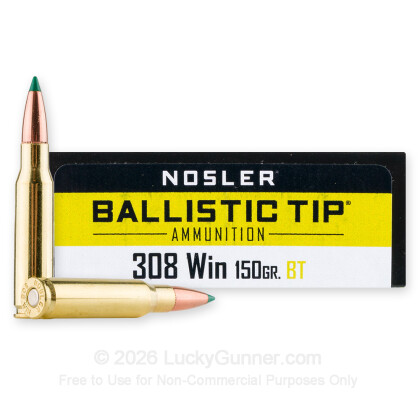 Image 1 of Nosler Ammunition .308 (7.62X51) Ammo