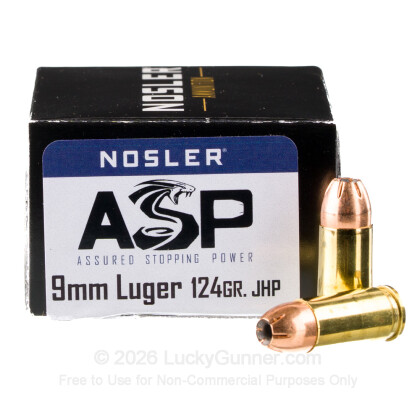 Image 2 of Nosler Ammunition 9mm Luger (9x19) Ammo
