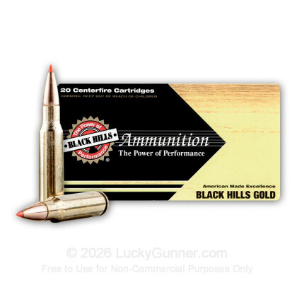 Large image of Premium 308 Win Ammo For Sale - 150 Grain SST Ammunition in Stock by Black hills Gold - 20 Rounds