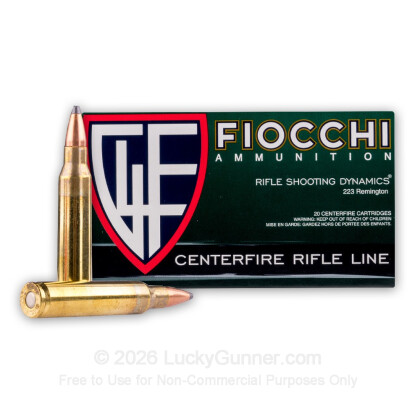 Image 2 of Fiocchi .223 Remington Ammo