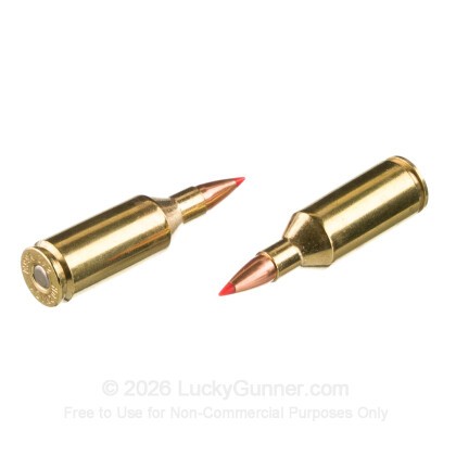 Large image of Hornady Superformance Varmint 243 WSSM Ammo For Sale - 75 Grain V-MAX - 20 Rounds
