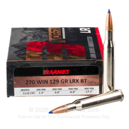 Image 2 of Barnes .270 Winchester Ammo