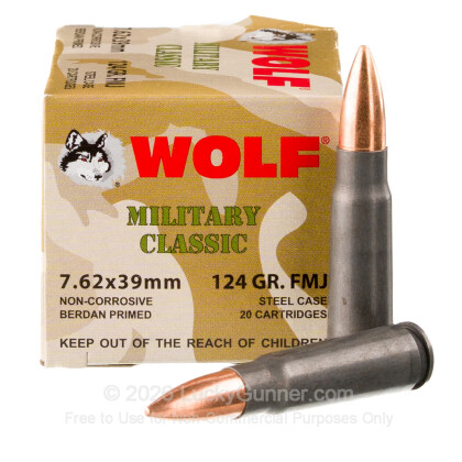 Image 1 of Shop by Popular Brand from Wolf Image 1 of Wolf 7.62X39 Ammo