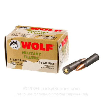 Image 6 of Shop by Popular Brand from Wolf Image 6 of Wolf 7.62X39 Ammo