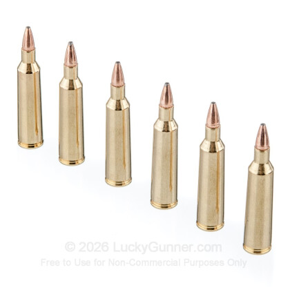 Large image of Premium 22-250 Rem Ammo For Sale - 55 Grain Soft Point Ammunition in Stock by Federal Fusion - 20 Rounds