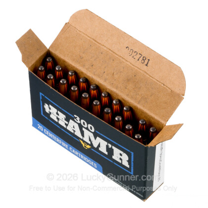 Large image of Premium 300 HAM'R Ammo For Sale - 130 Grain Hot-Cor Ammunition in Stock by Wilson Combat - 20 Rounds