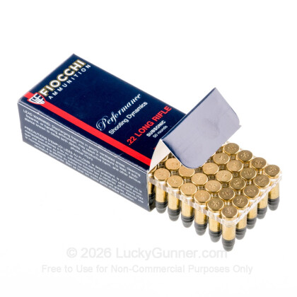 Image 3 of Fiocchi .22 Long Rifle (LR) Ammo
